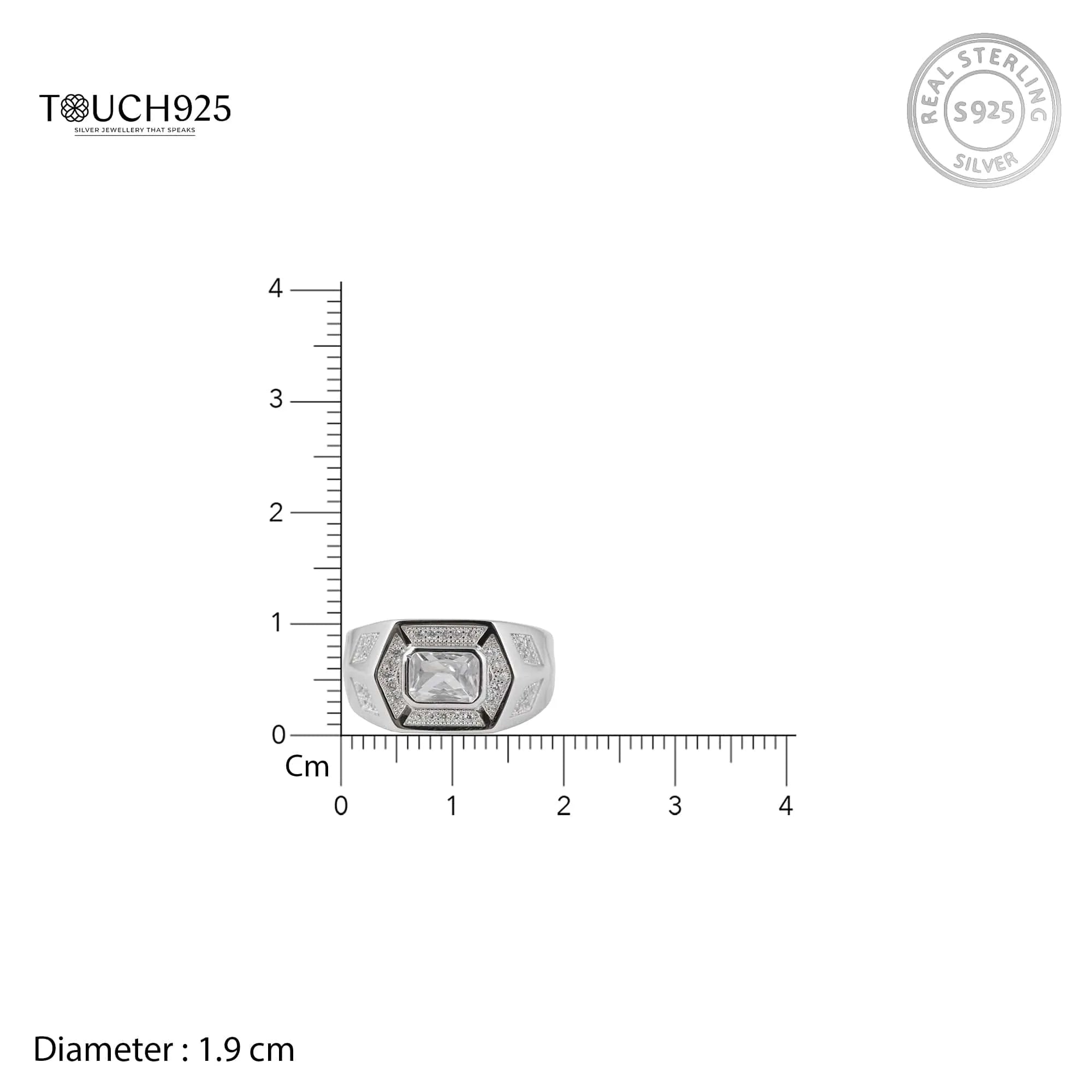 Majesty CZ Ring - Touch925