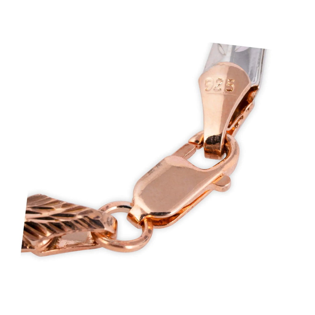 Nature's Harmony Silver Leaf Shaped Chain - Touch925