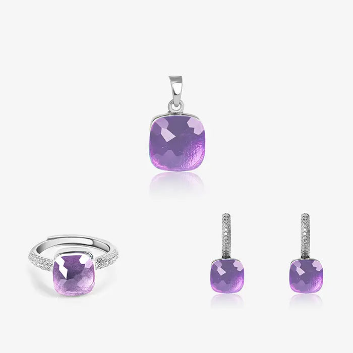 Amethyst Twilight Trio Set - Touch925