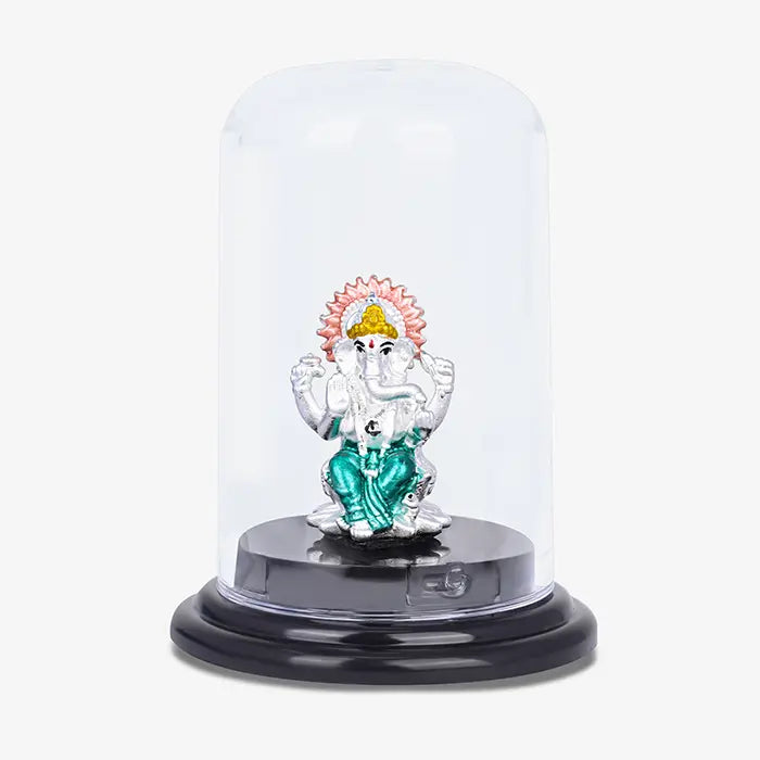 999 Silver Ekdant Ganesh Murti - Touch925