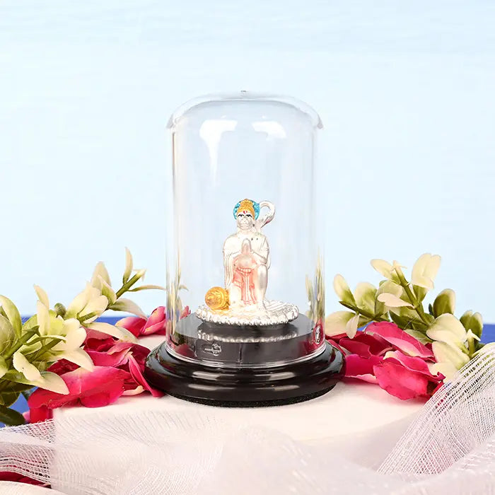 999 Silver Lord Hanuman Ji Murti