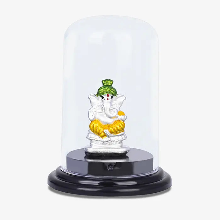 999 Silver Vighnaharta Ganesh Murti