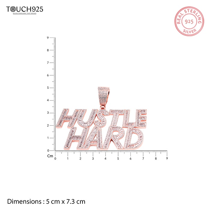 Hustler's Pride Zircon studded Locket