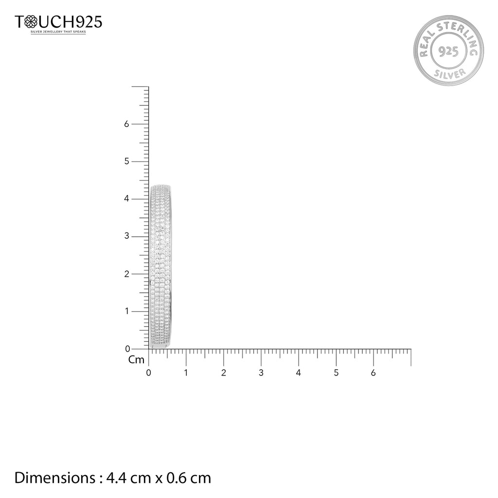 Chunky CZ-Studded Hoops