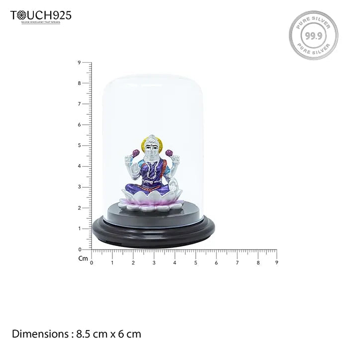 999 Silver Lakshmi Devi Eternal Blessing Idol - Touch925