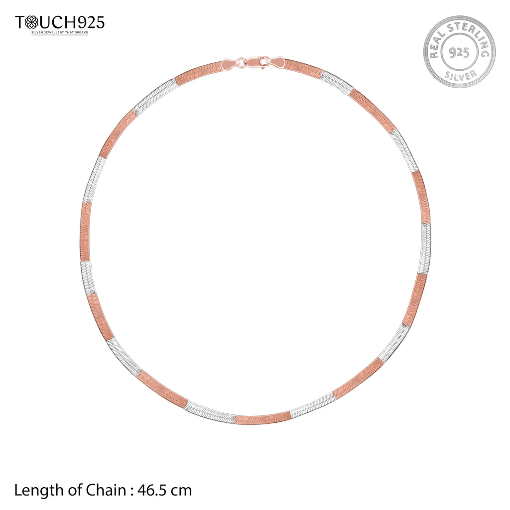 Dual Tone Curb Link Chunky Chain