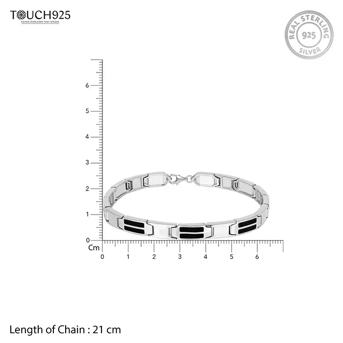 Urban Edge Silver Bracelet