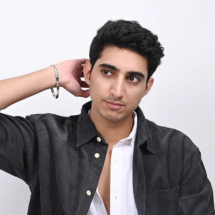 Urban Edge Silver Bracelet