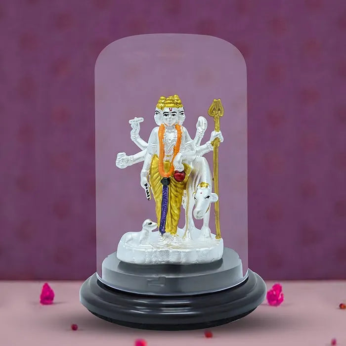 999 Silver Dattatreya Eternal Blessing Idol - Touch925