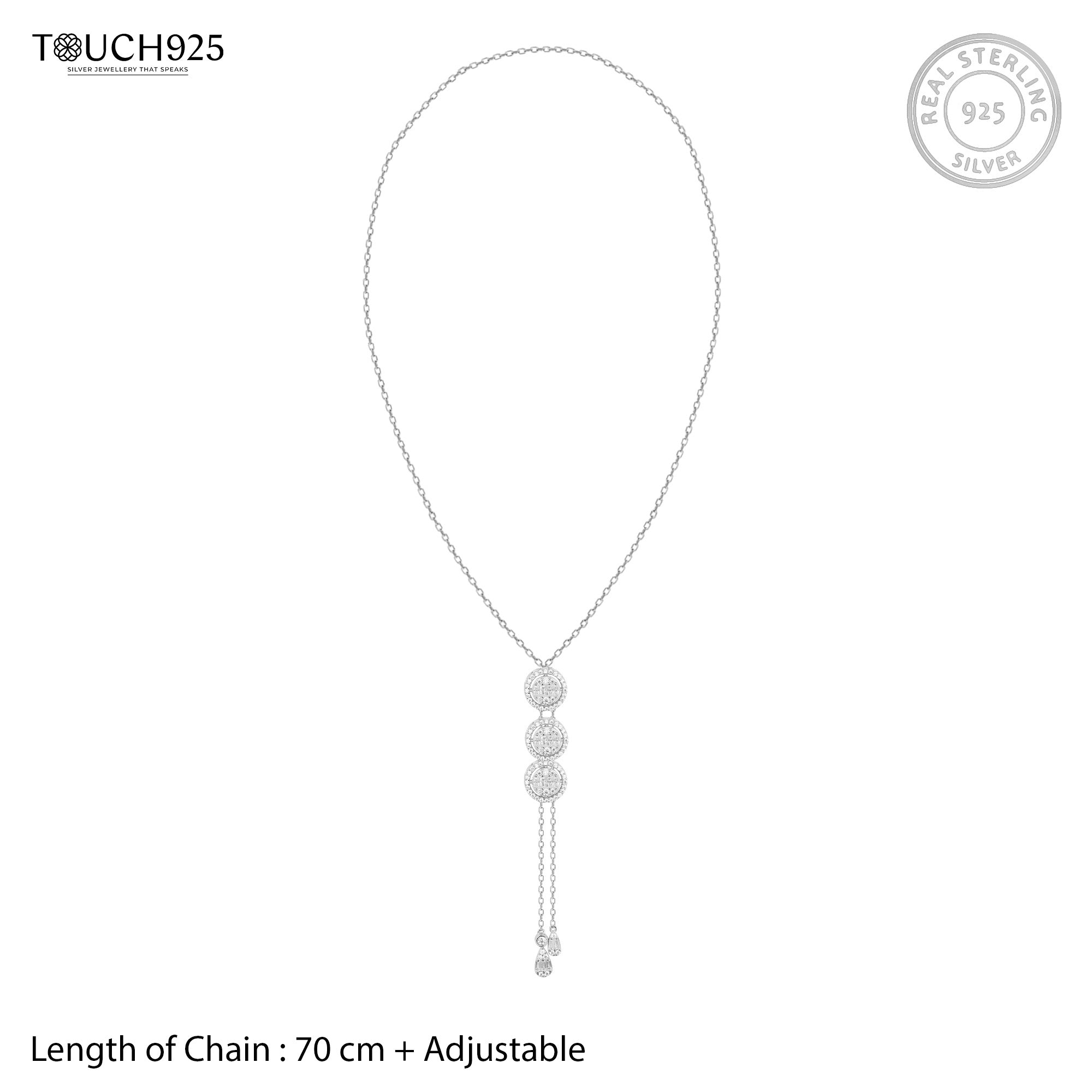 Circlet Symphony Silver Necklace Set