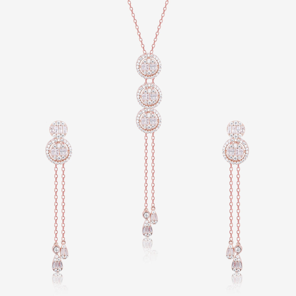 Circlet Symphony Silver Necklace Set