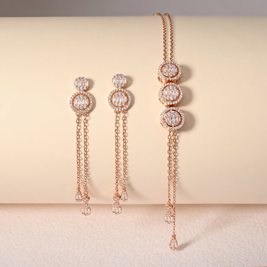 Circlet Symphony Silver Necklace Set