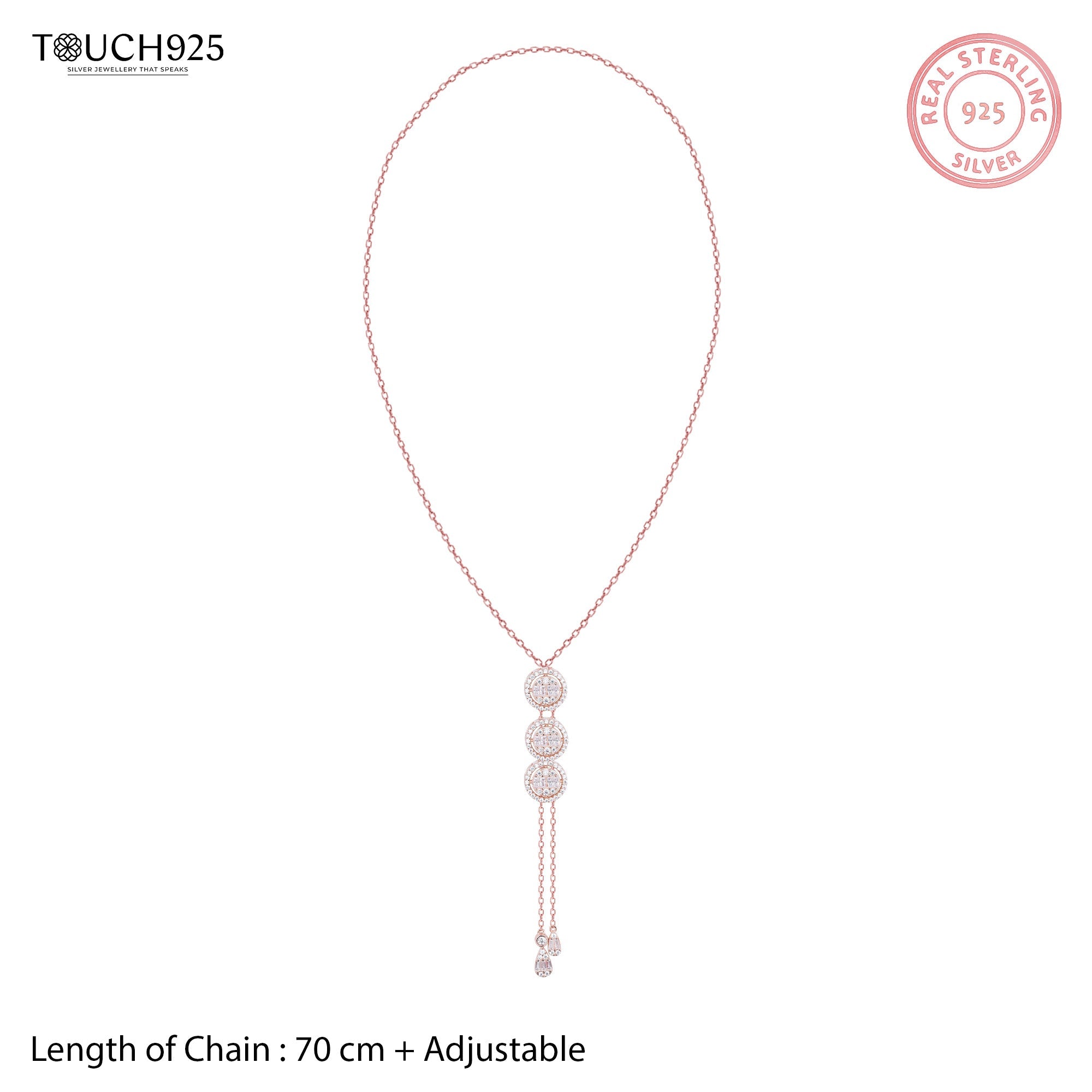 Circlet Symphony Silver Necklace Set