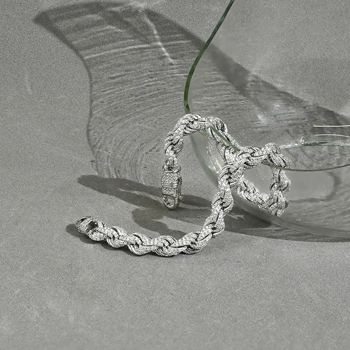 Silver Twist Knot Bracelet