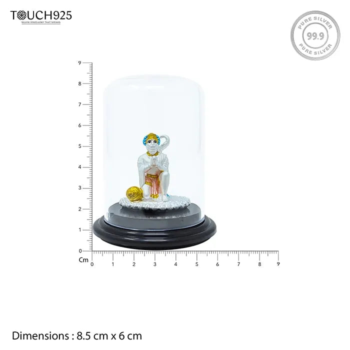 999 Silver Bahubali Divine Grandeur Idol - Touch925