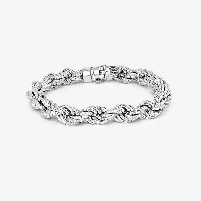 Bold Silver Knot Bracelet