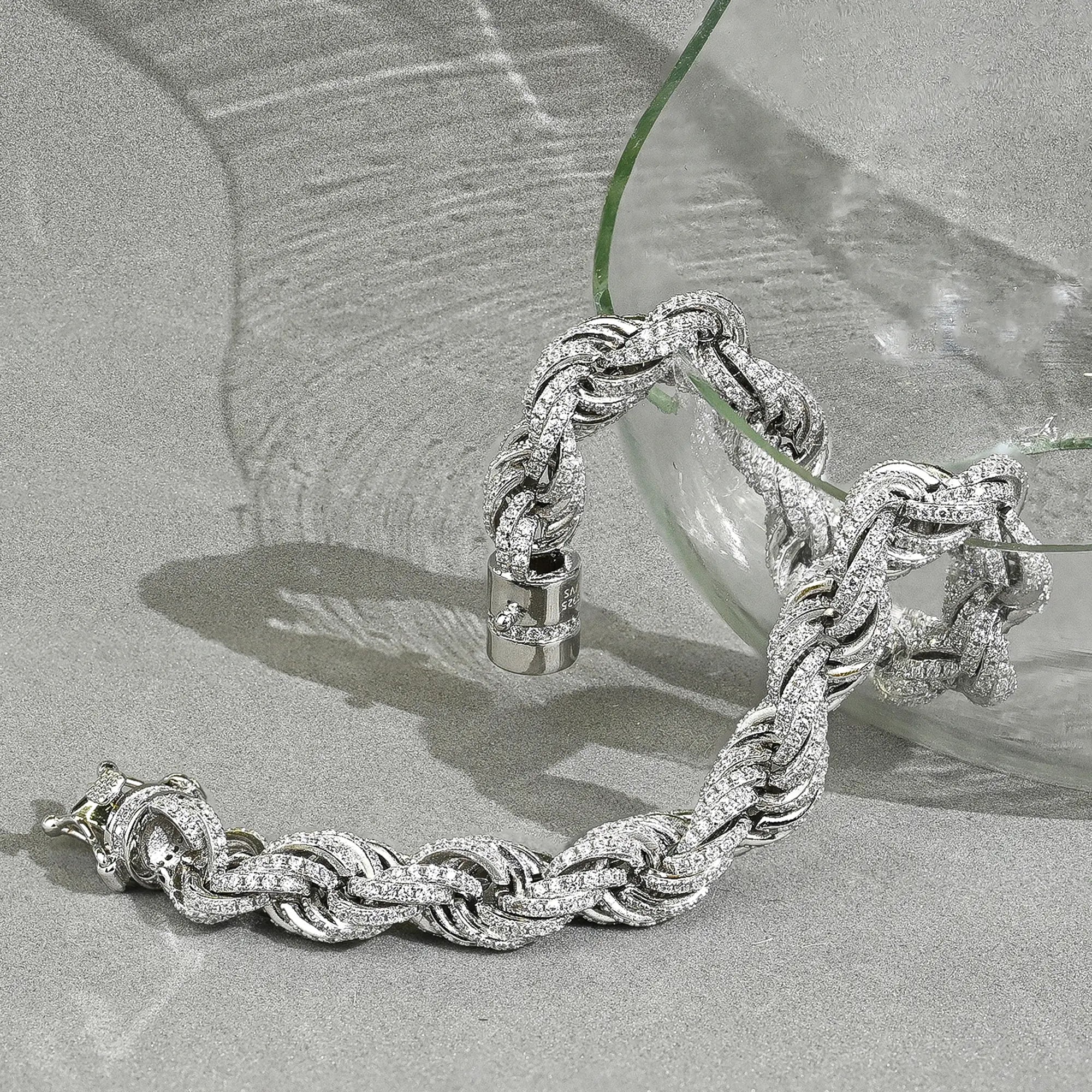 Bold Silver Knot Bracelet