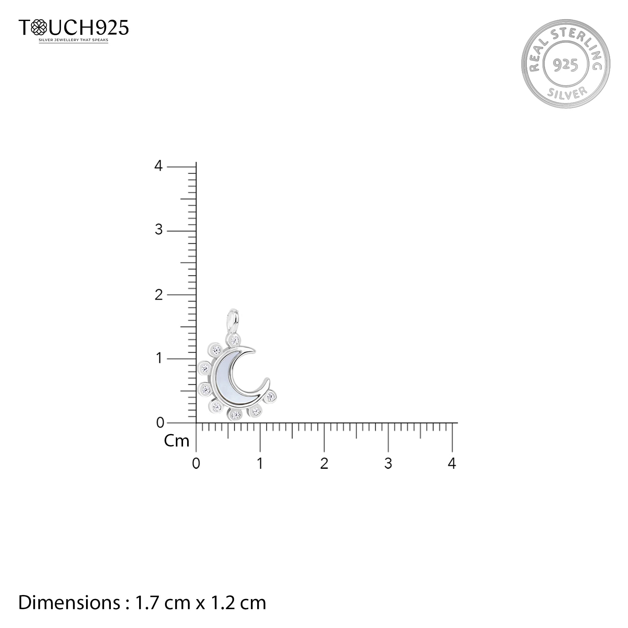 Spike Half Moon Necklace