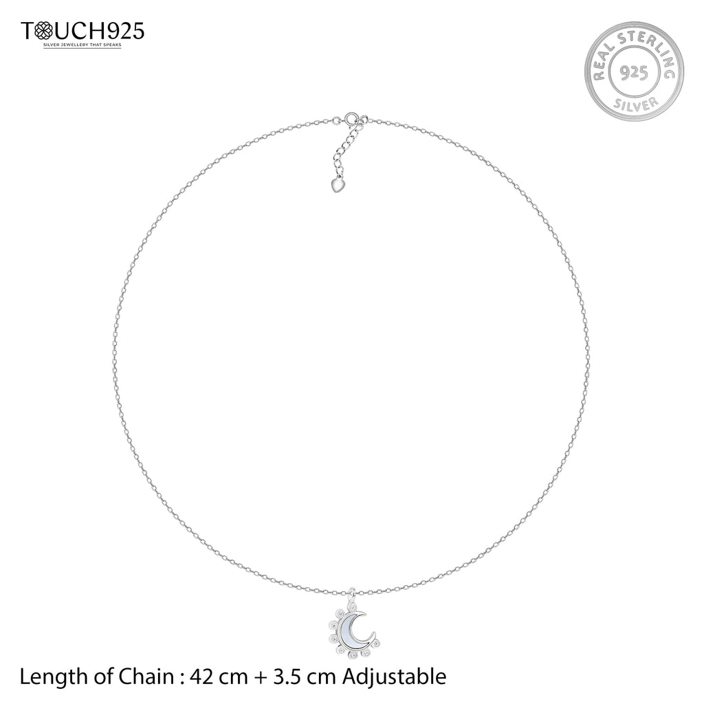 Spike Half Moon Necklace