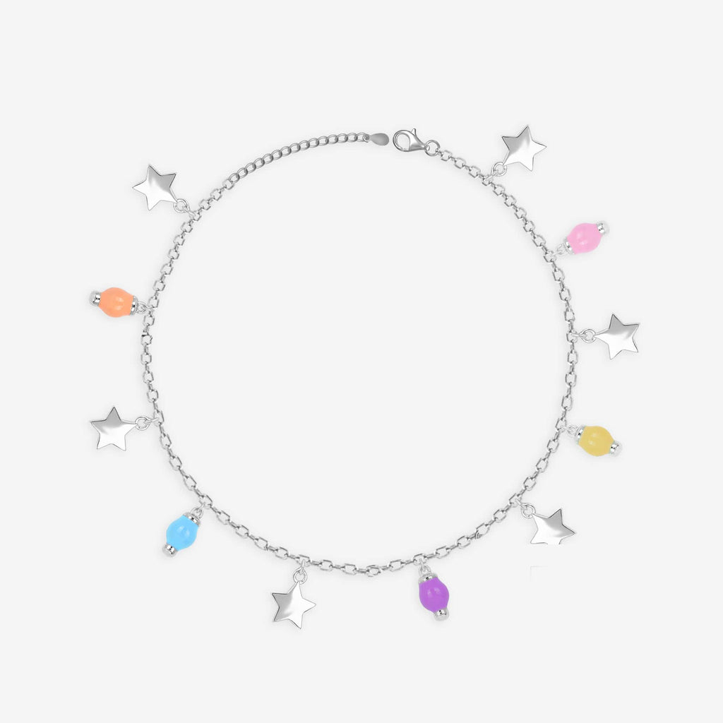 Star Drop Charm Anklet