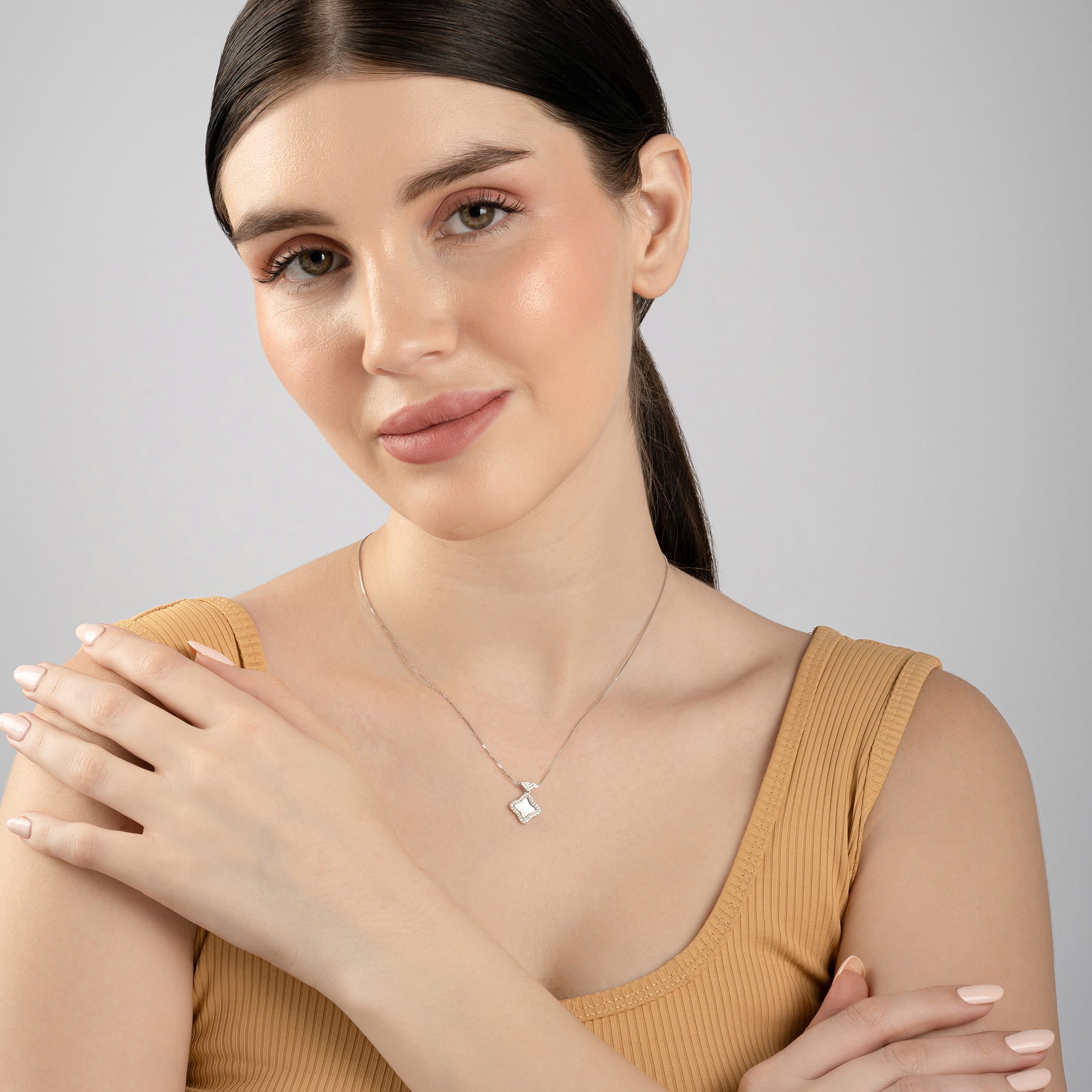 Petal Stone Necklace