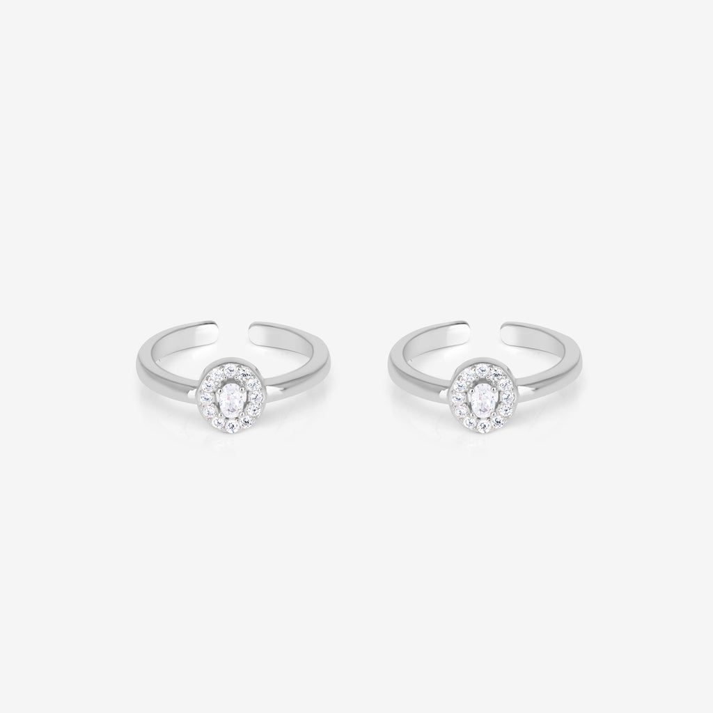 Centered Stone Toe Ring