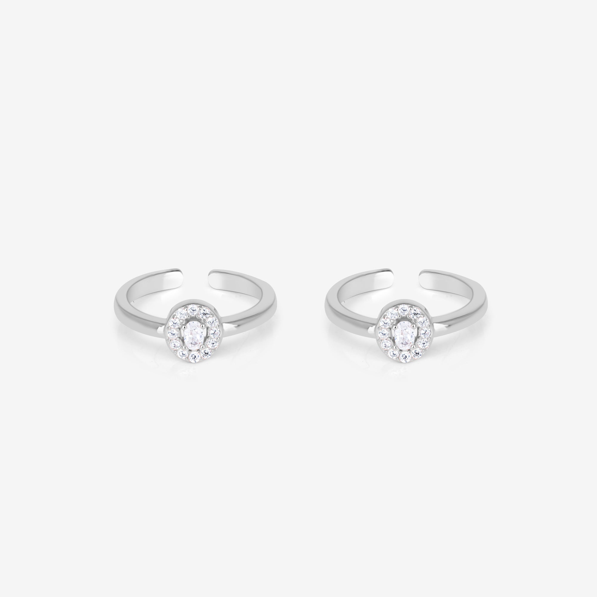 Centered Stone Toe Ring