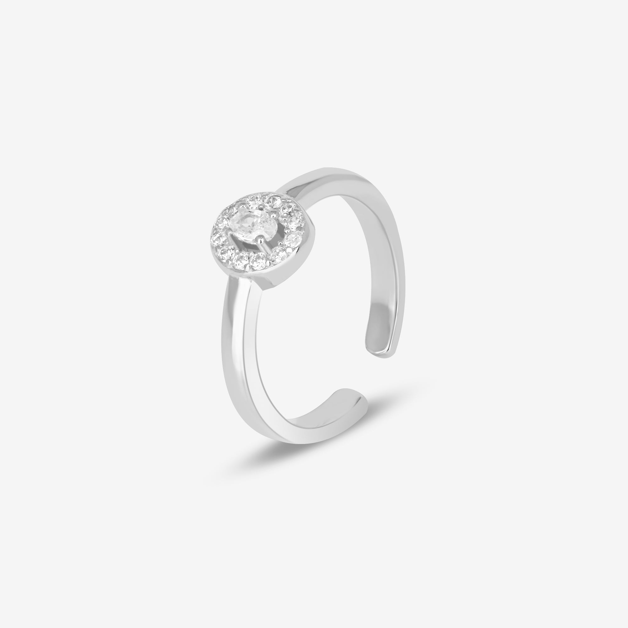 Centered Stone Toe Ring