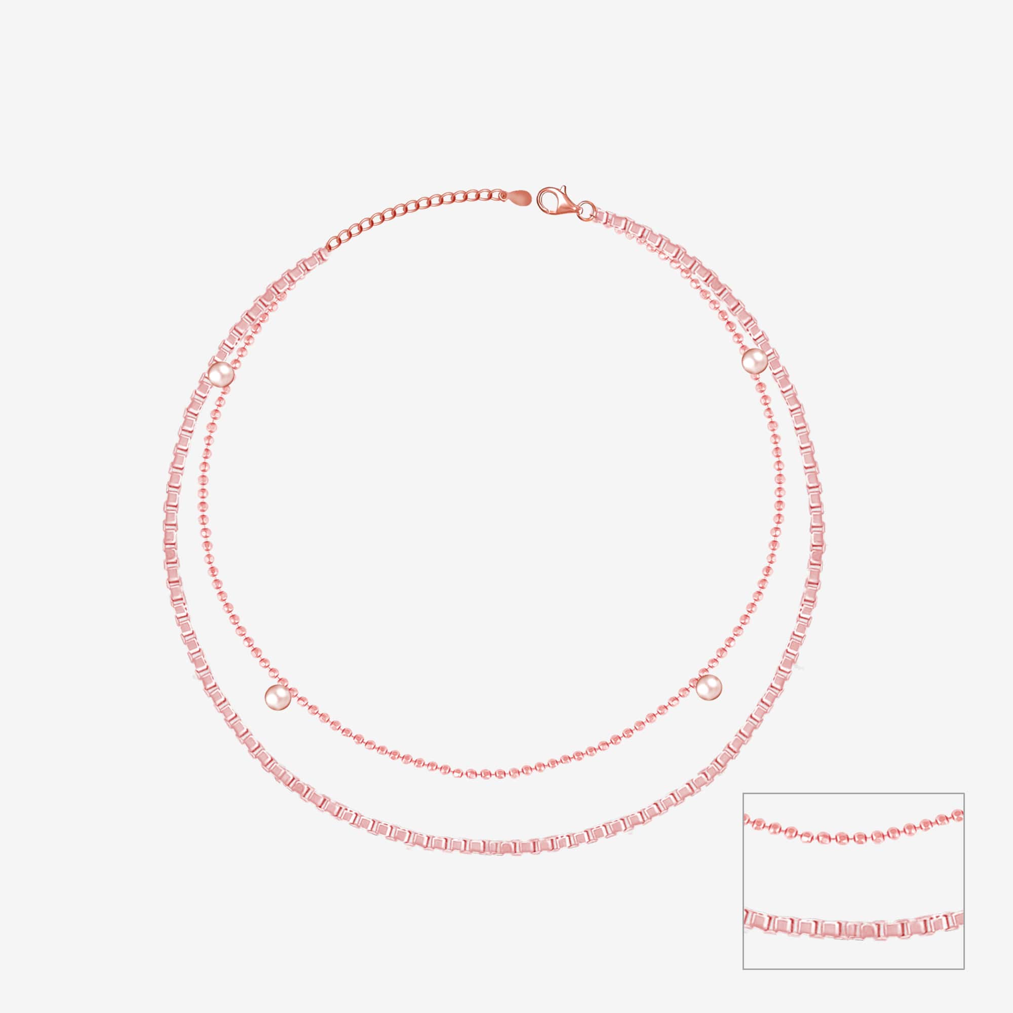 Minimalist Round Charm Anklet