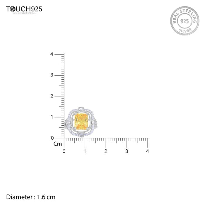 Sunburst Charm Ring - Touch925