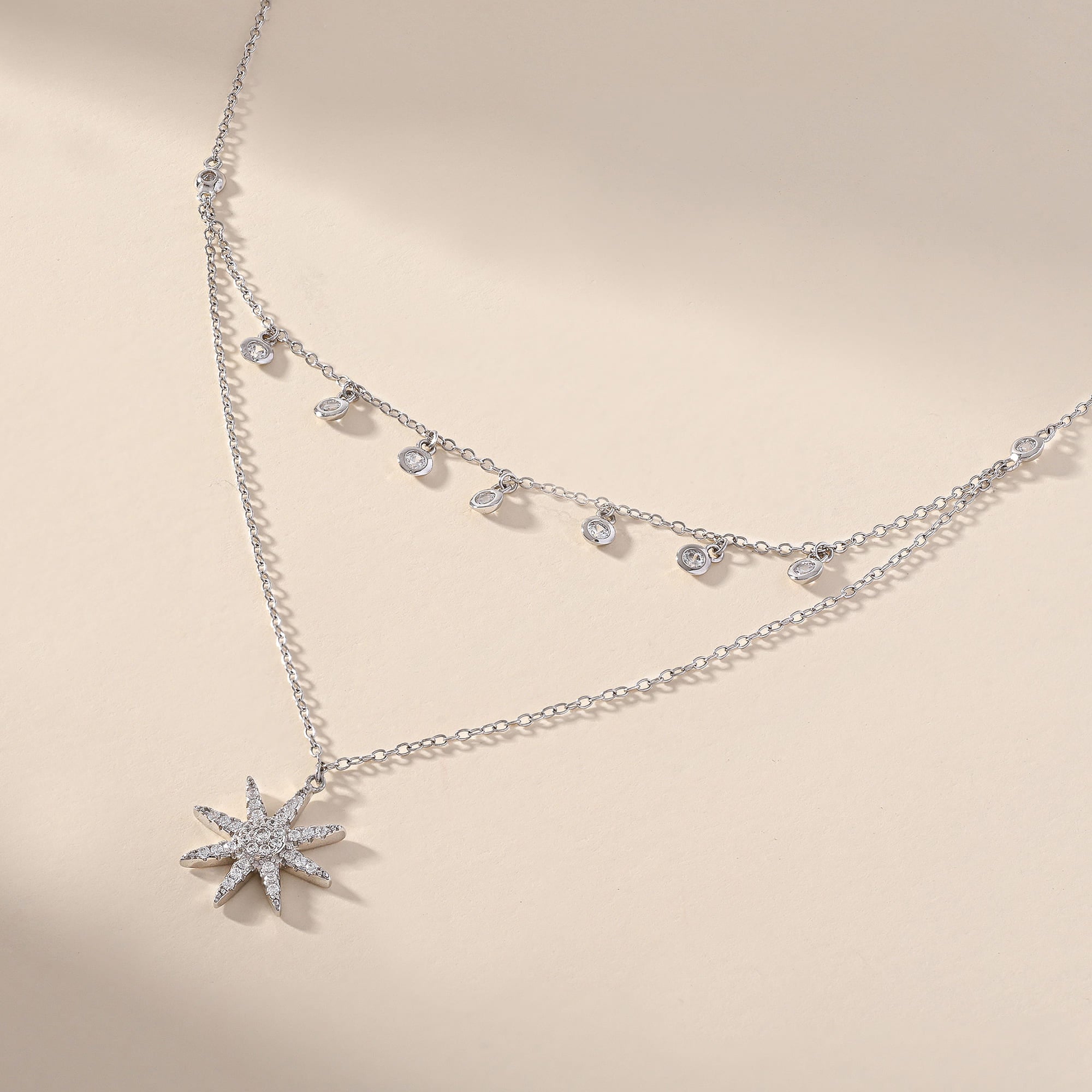 Enigmatic Eight Star Necklace