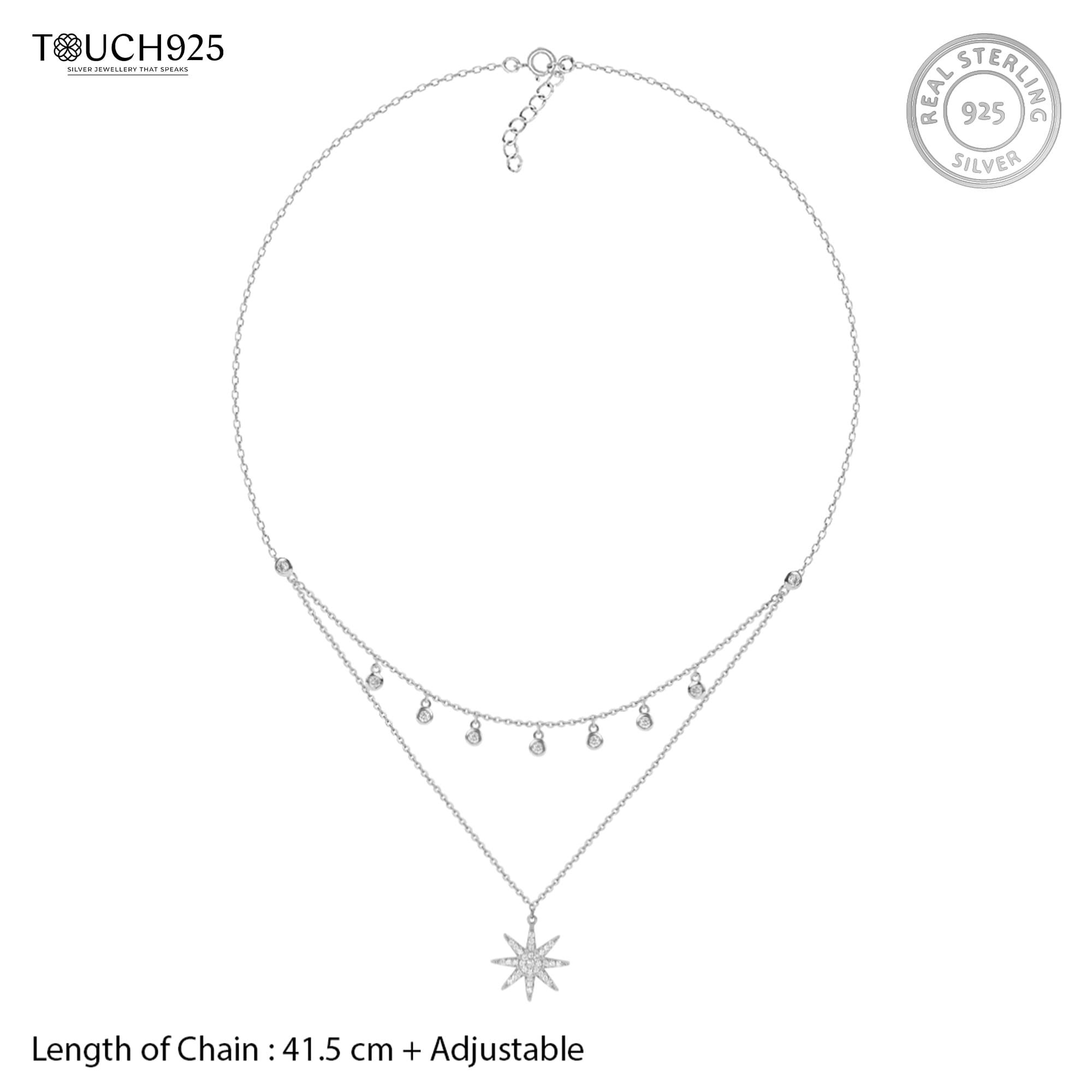 Enigmatic Eight Star Necklace