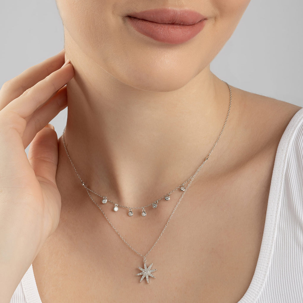 Enigmatic Eight Star Necklace