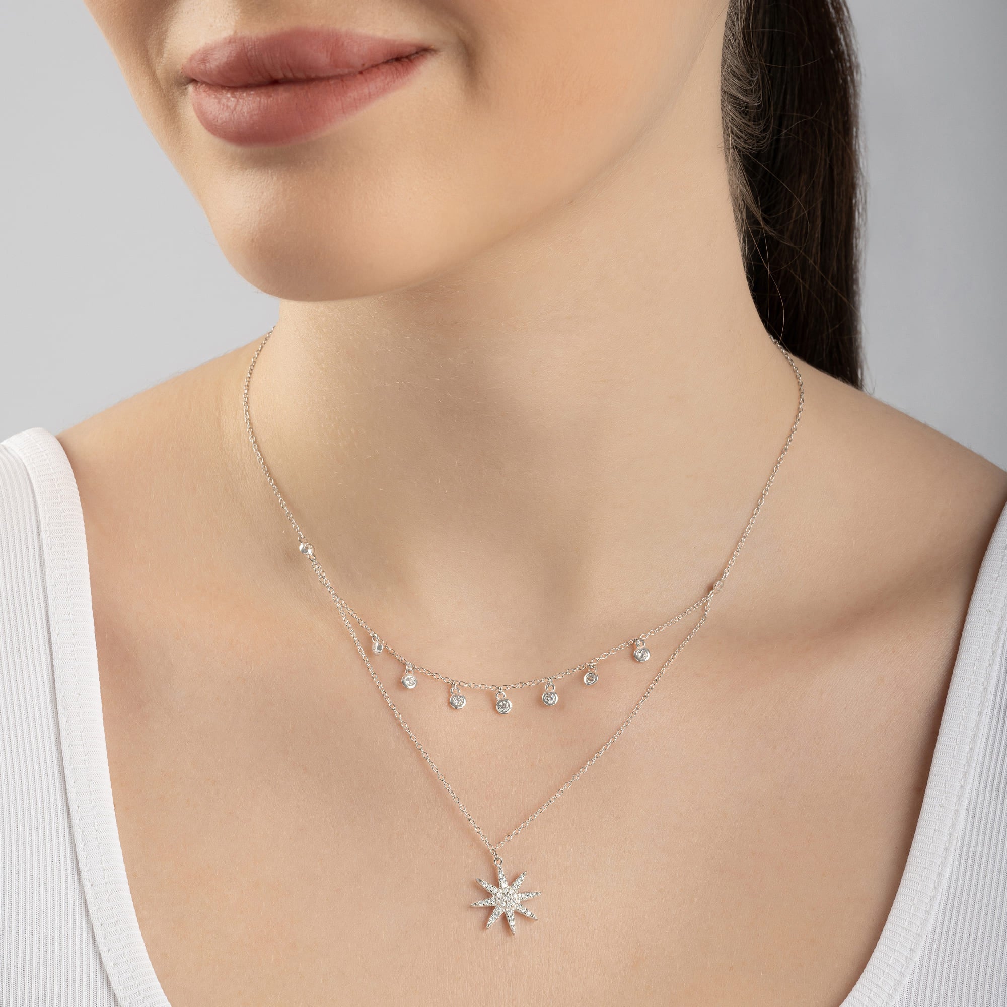 Enigmatic Eight Star Necklace
