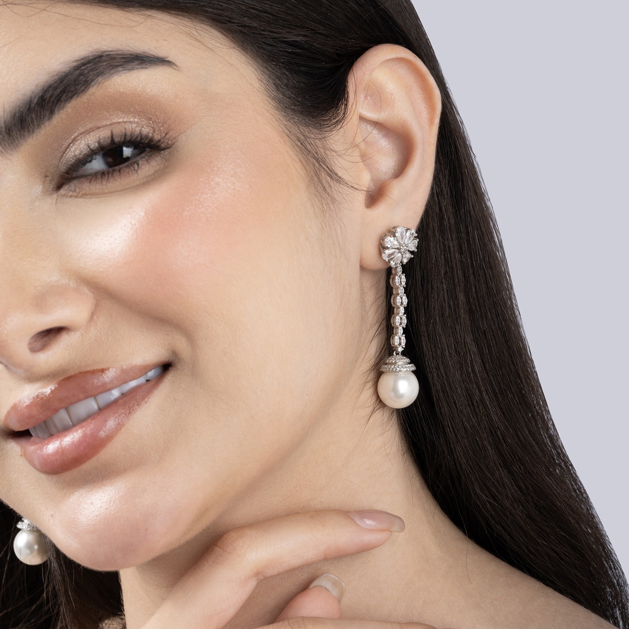 Pearl CZ Cascade Dangler