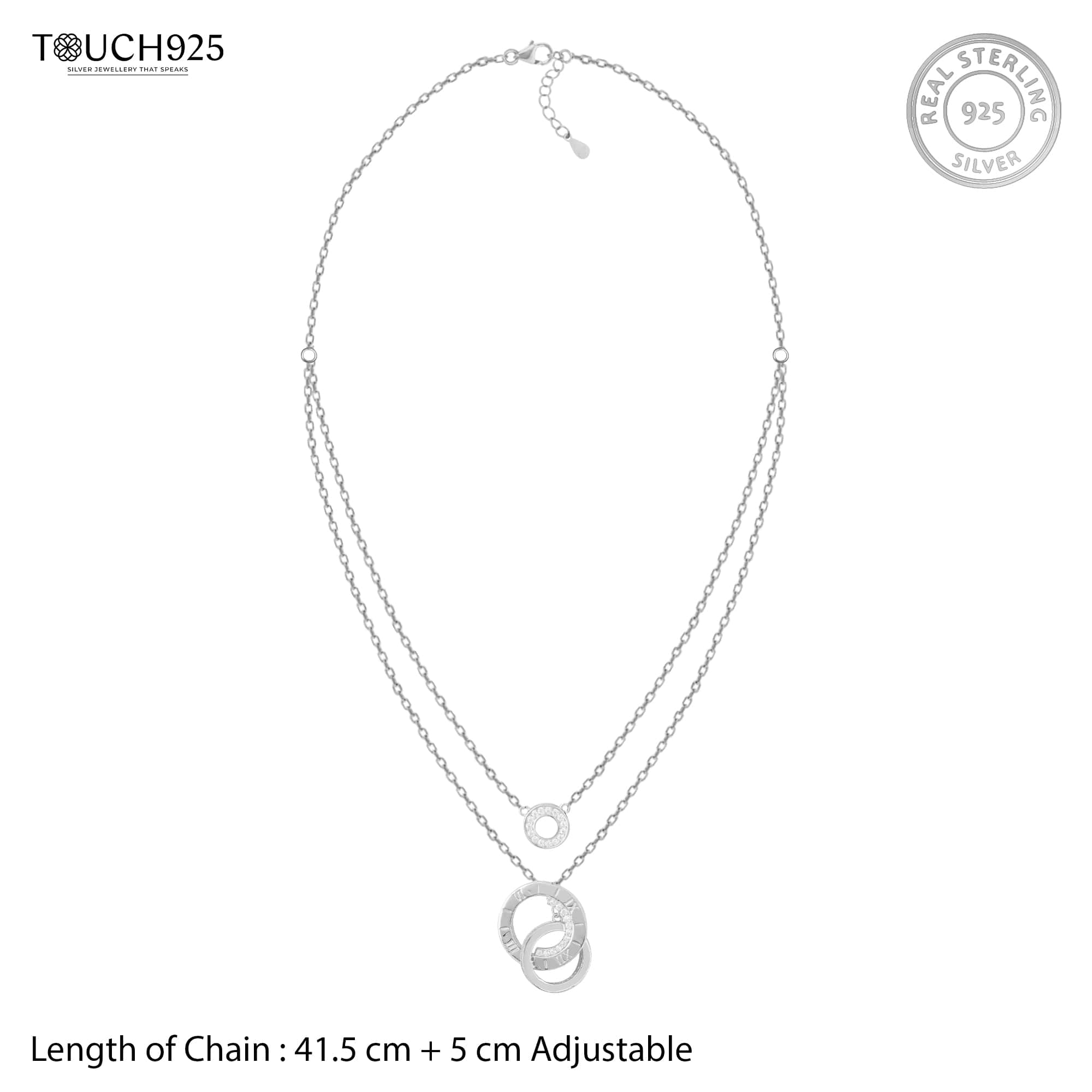 Circular Embrace Layered Necklace