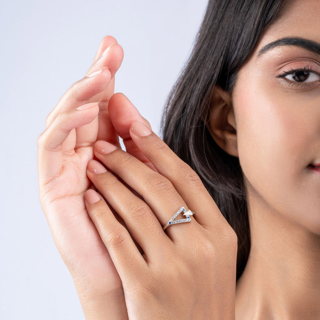 Celestial Triangle Ring