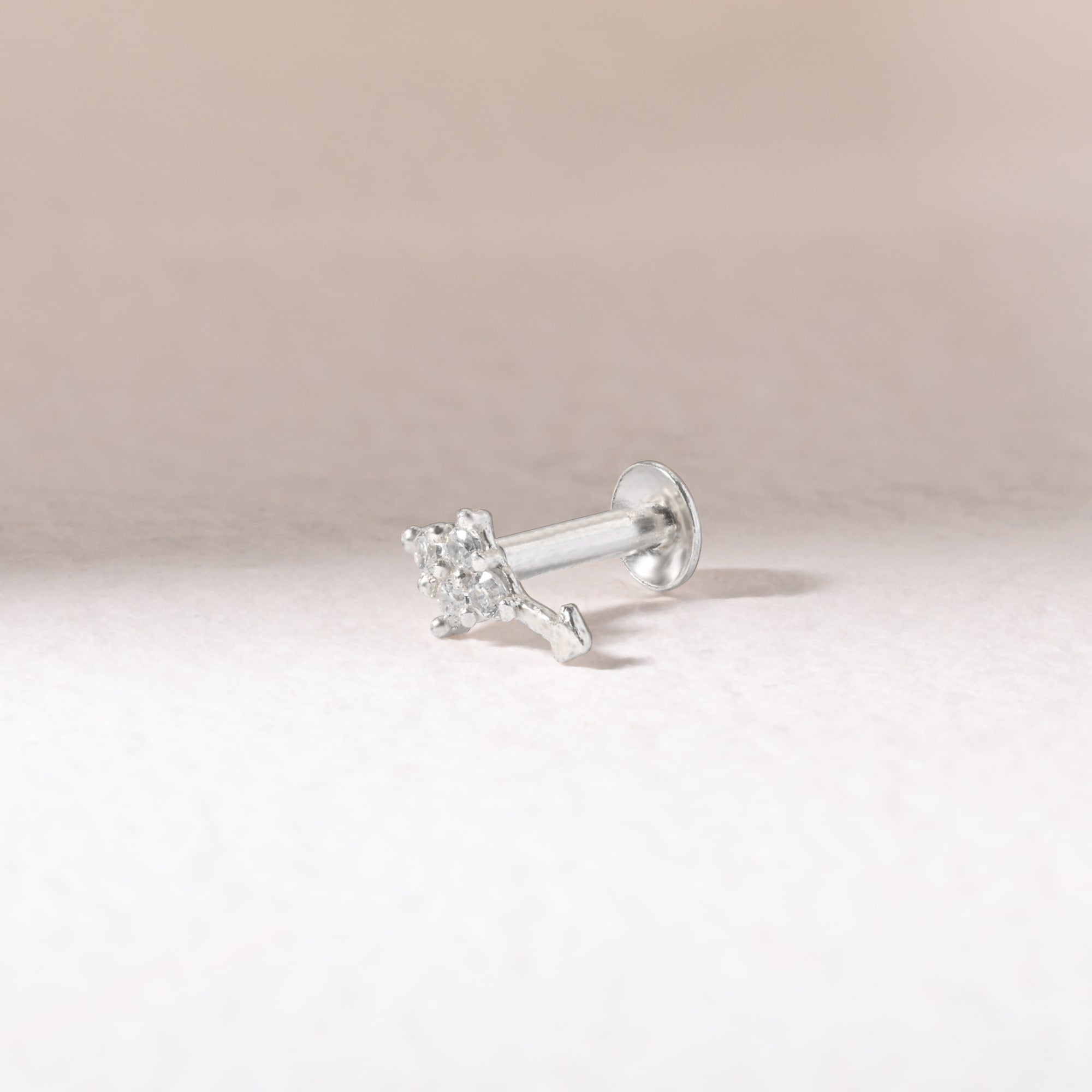 Silver Arrow Nose Pin