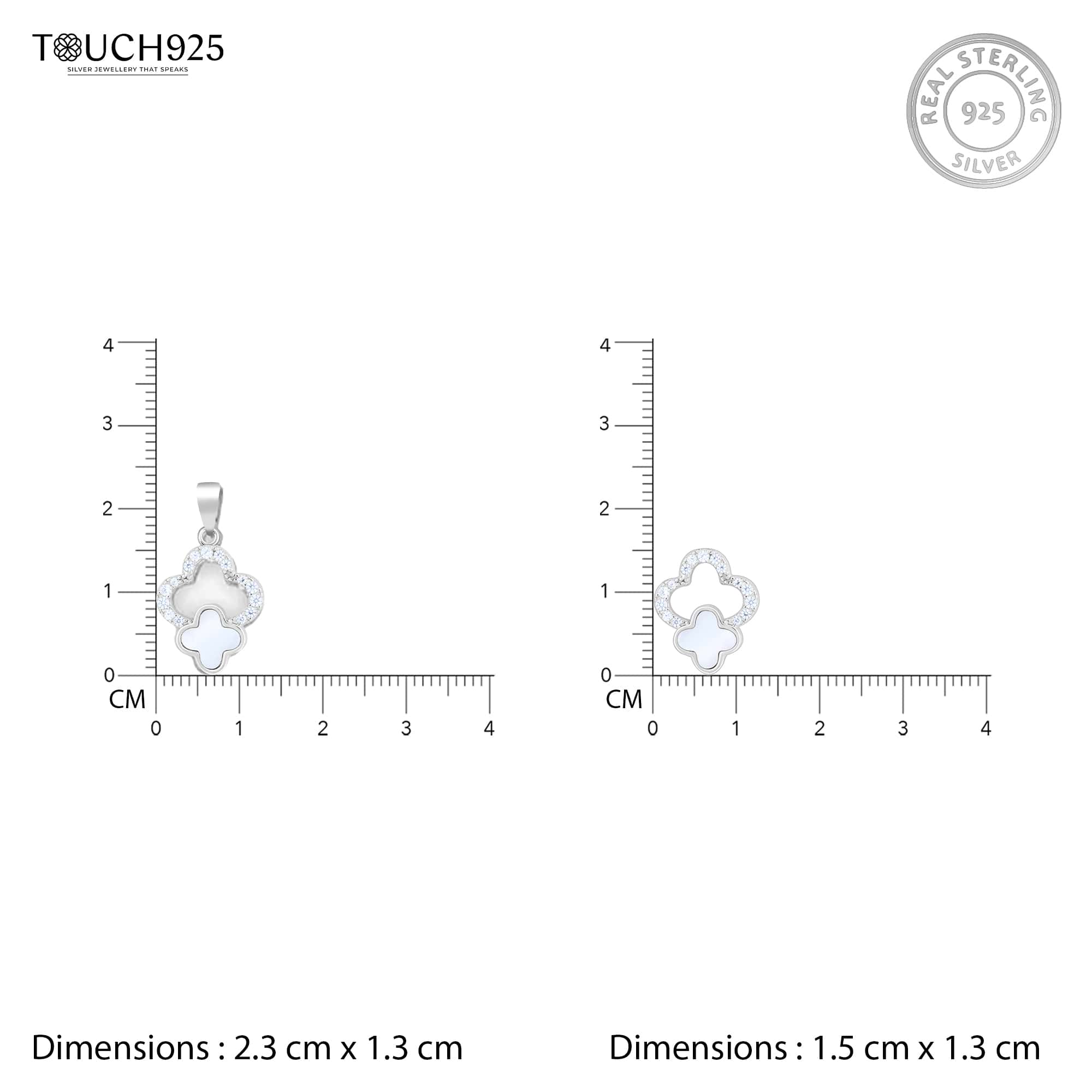 Zircon Bloom Pendant Set