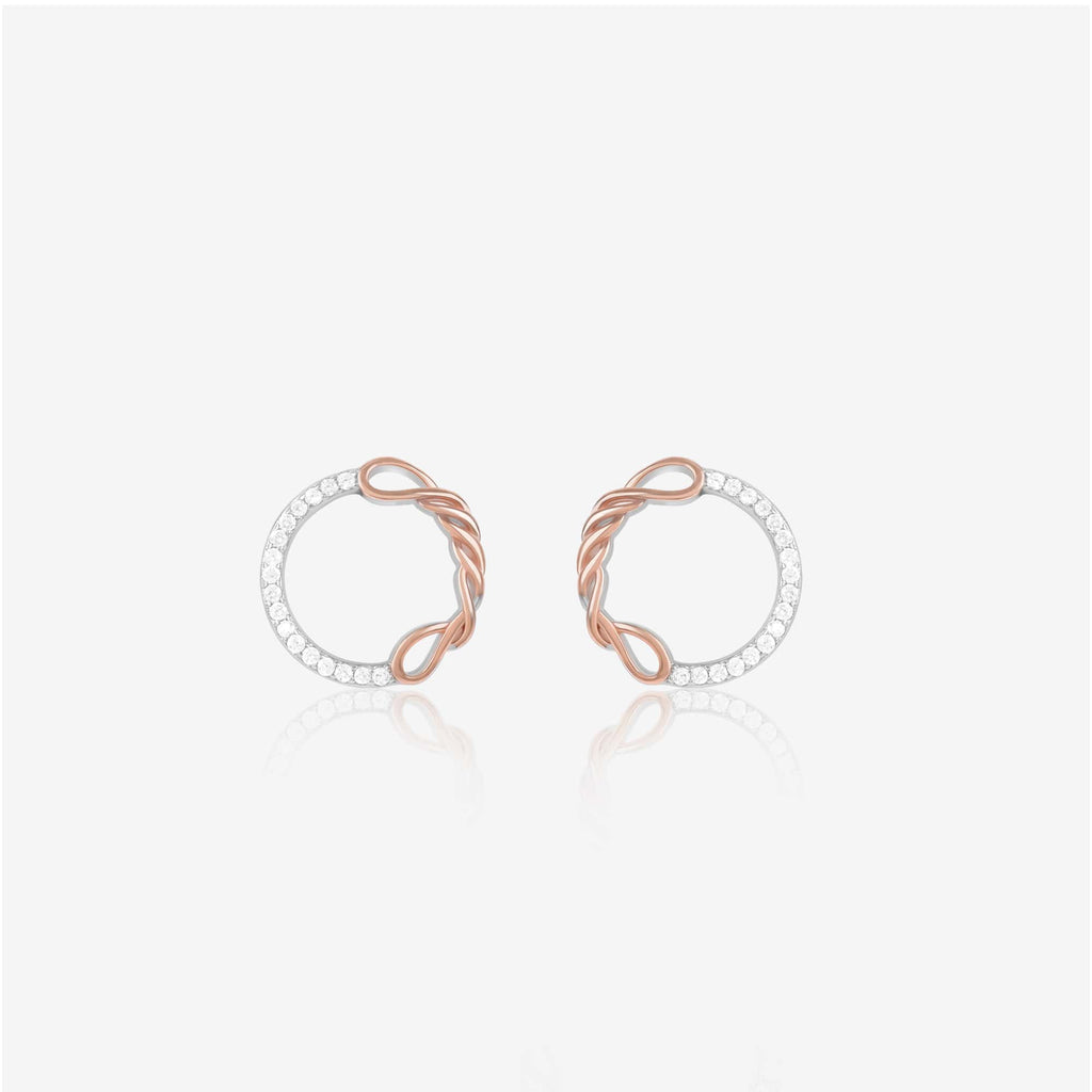 Two-Tone Elegance Pendant set