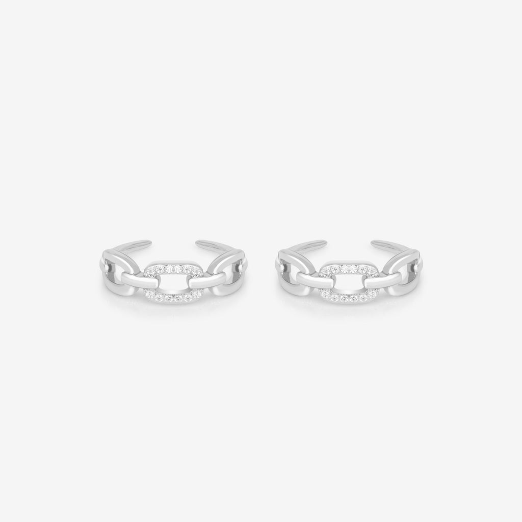 Stone Interlocking Toe Ring