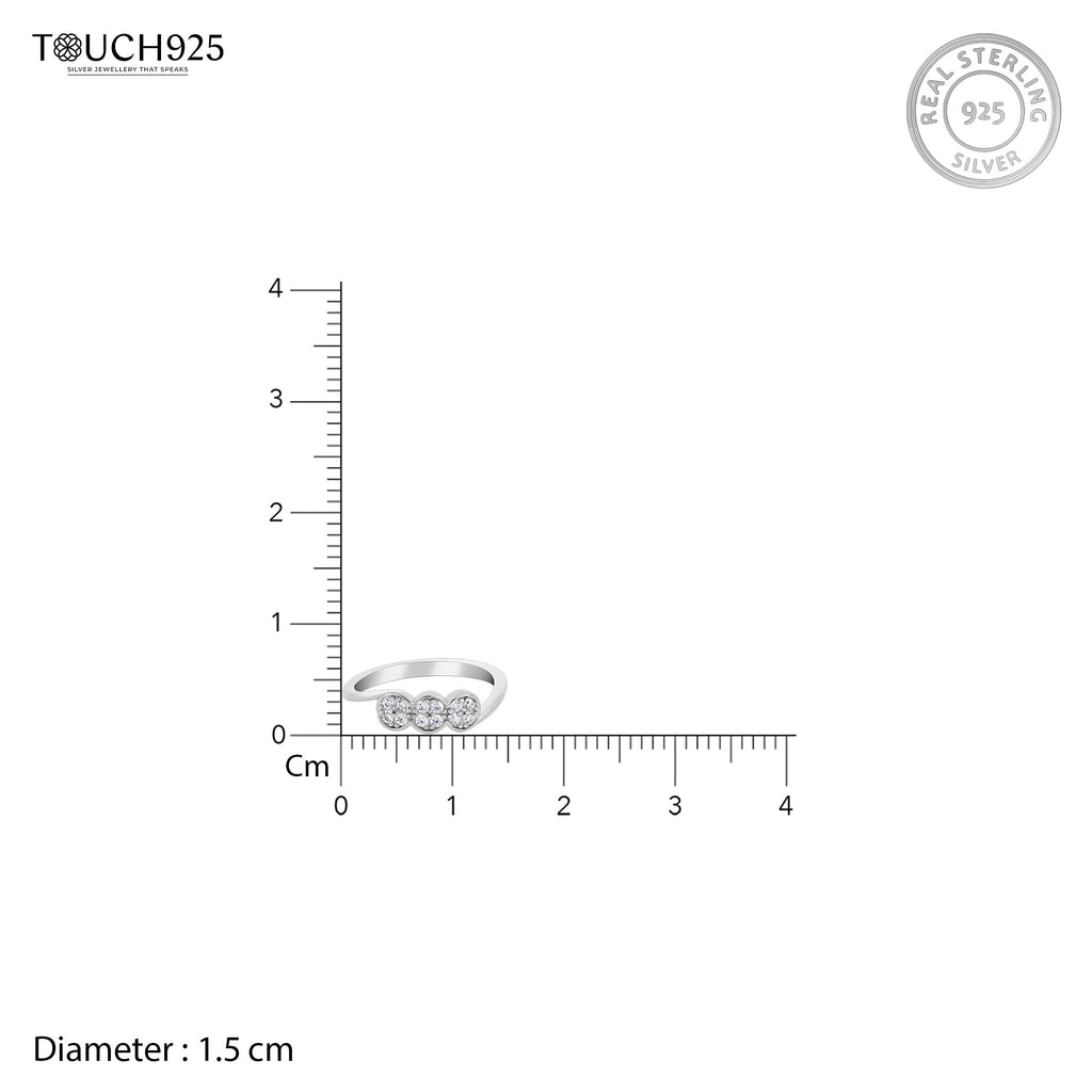 Eternal Circles Silver Ring