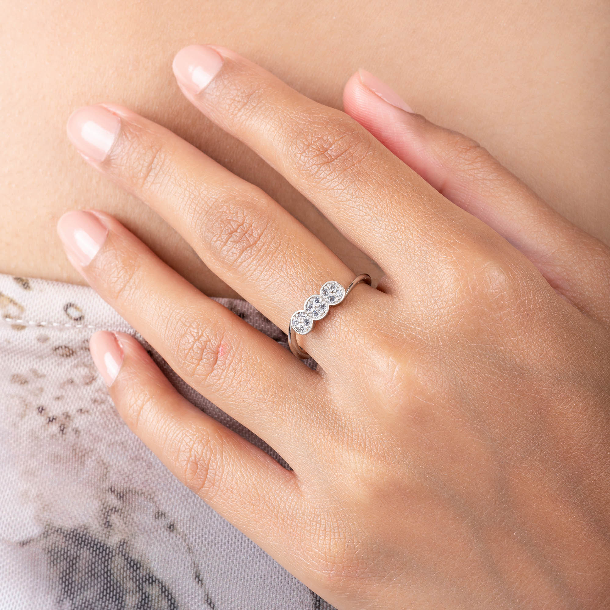 Eternal Circles Silver Ring