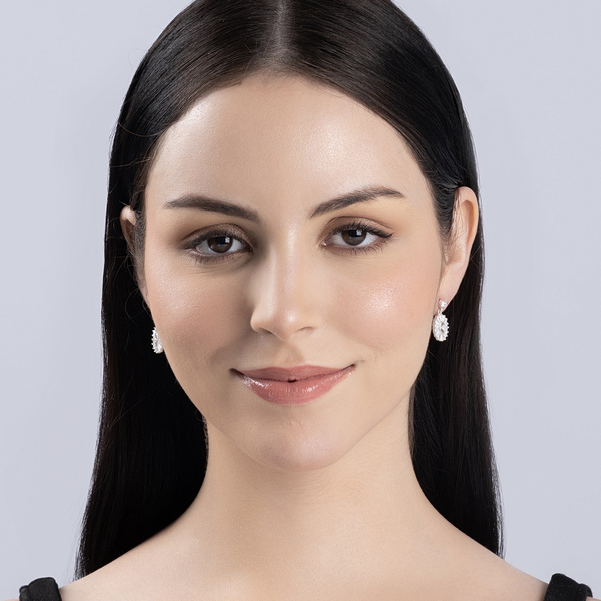 Radiant Oval Beads Earring