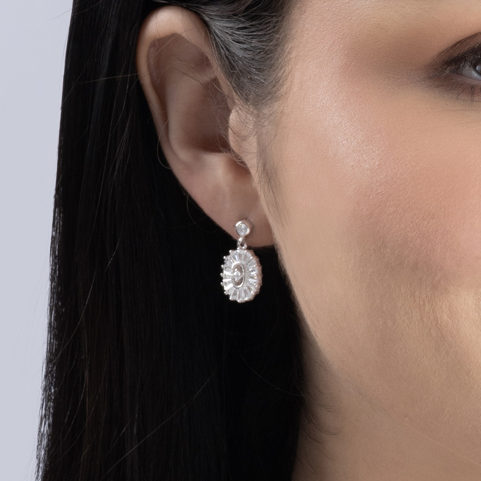 Radiant Oval Beads Earring