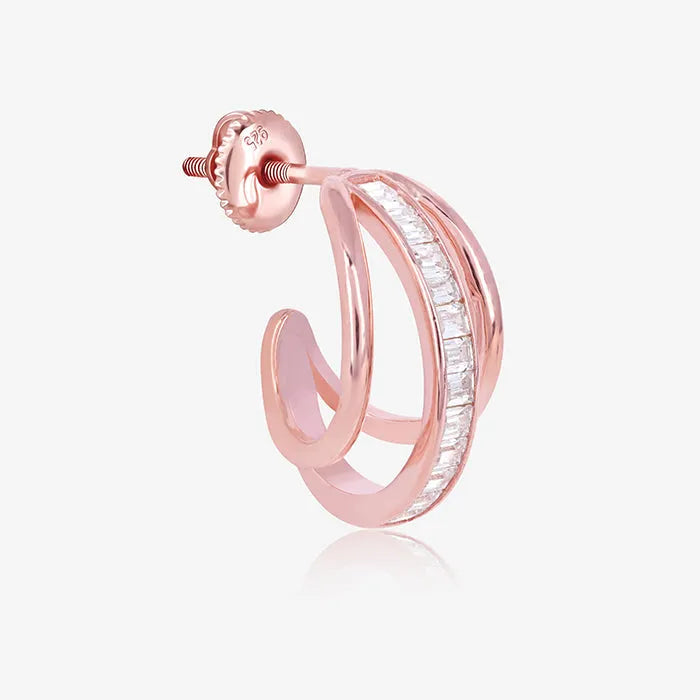 Structured Curvy Earring - Touch925