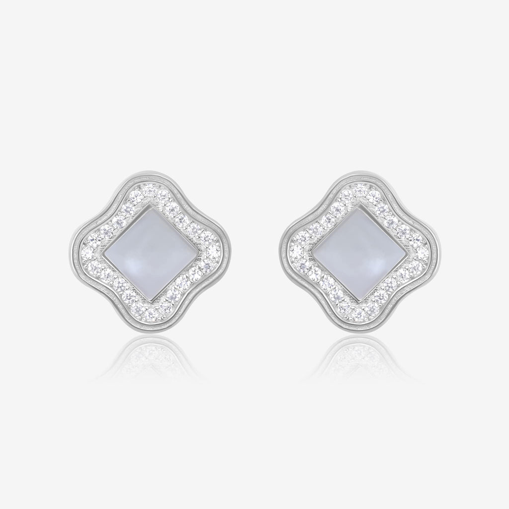 Aztec CZ Silver Pendant Set