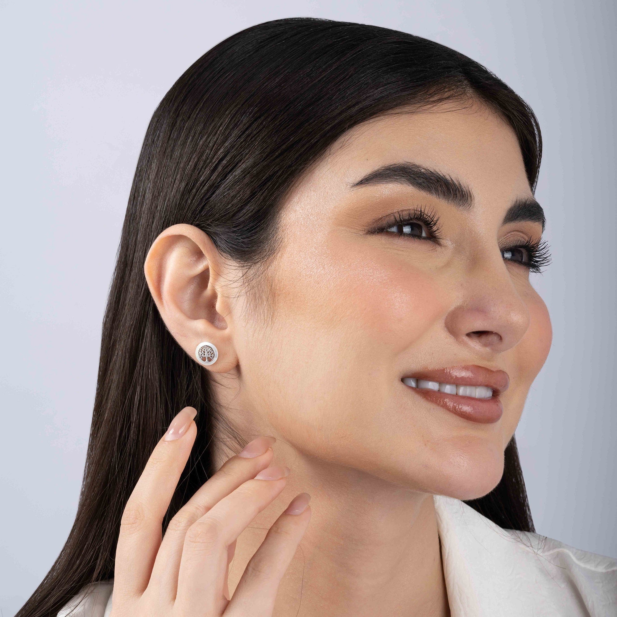 Tree of Life Silver Studs