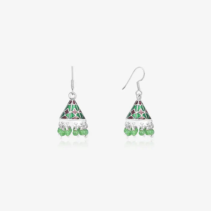 Delight Green Jhumka