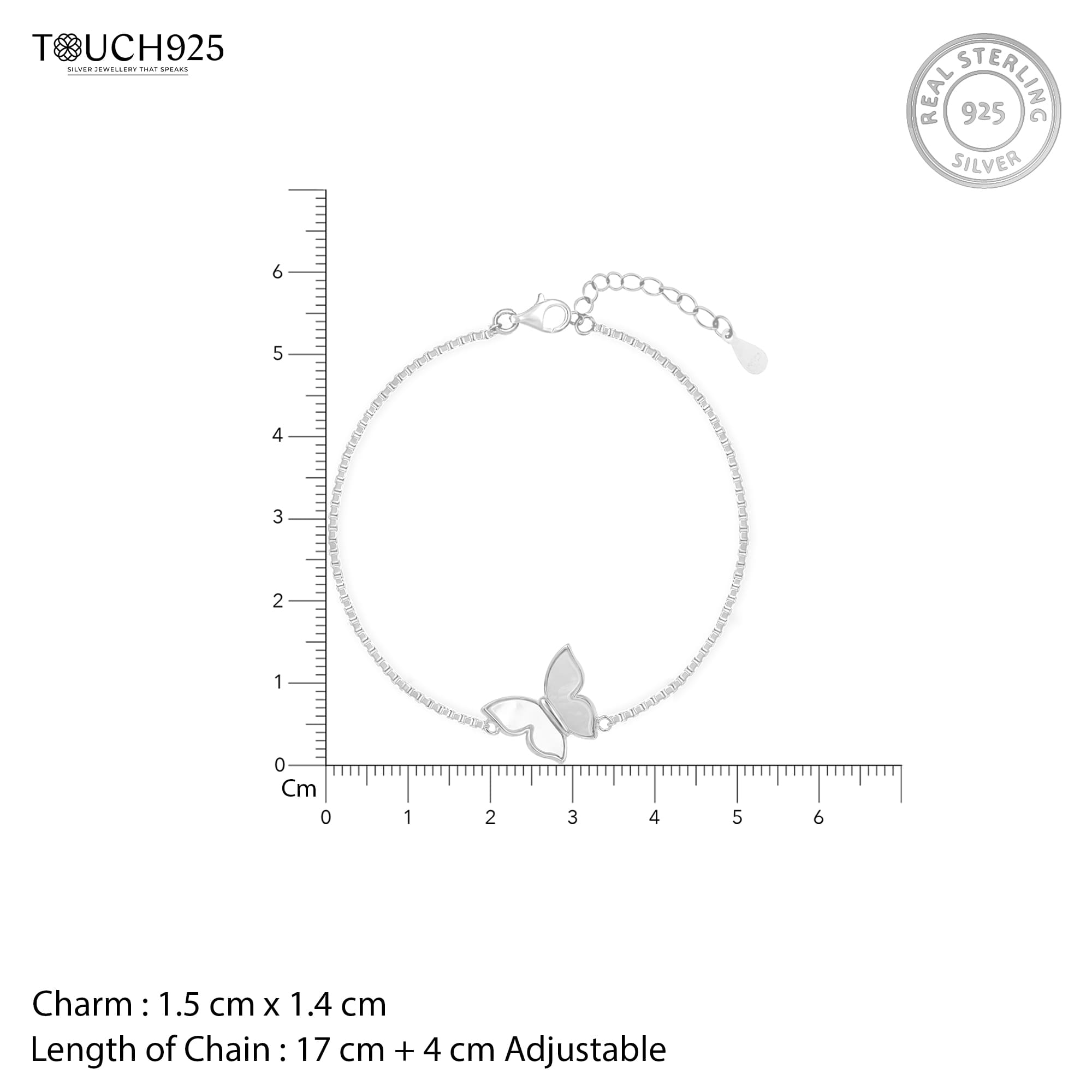 Center Butterfly Bracelet